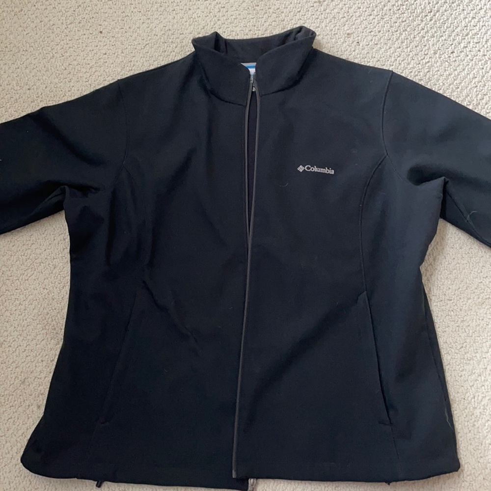XXL Black Full Zip Columbia Jacket